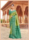 Green Colour Shubharambh By Gobuni Banarasi Silk Saree Wholesale Price In Surat 1104