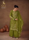 Green Colour Siya By FK Fashion Designer Salwar Suit Catalog 1007 C