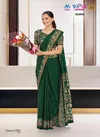 Green Colour Smart Silk Vol 6 By Vipul Crepe Uniform Wear Saree Exporters In India 86806