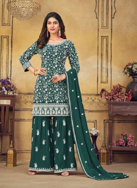 Green Colour Sophia Wedding Wear Salwar Suit Catalog 3303 Catalog