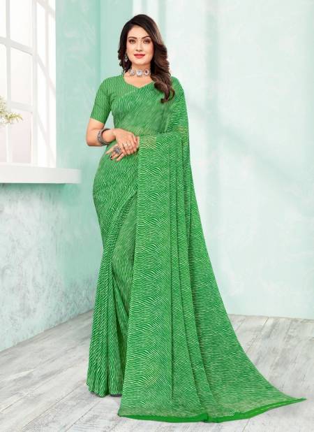 Green Colour Star Chiffon Vol 110 By Ruchi Daily Wear Saree Catalog 24307 A