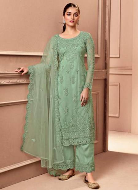 Green Colour Swati Exclusive Wholesale Designer Salwar Suit Catalog 3502
