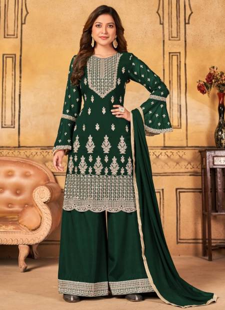 Green Colour Vaani Vol 32 Festive Wear Wholesale Georgette Suits 321