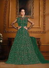 Green Colour Vipul Elliza Vol 2 4734 Masters Colors Gown Catalog 4734 E