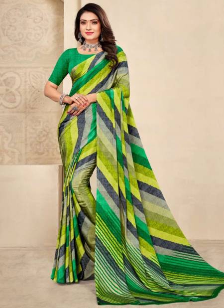 Green Colour Vivanta Silk 19th Edition Wholesale Regular Wear Sarees Catalog 18702 E