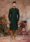 Green Colour Vol 10 Function Wear Mens Kurta Pajama Exporters In India 2045