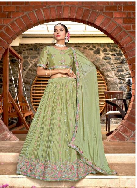 Green Colour Zeeya Saheli By Varni Designer Lehenga Choli Catalog 16003