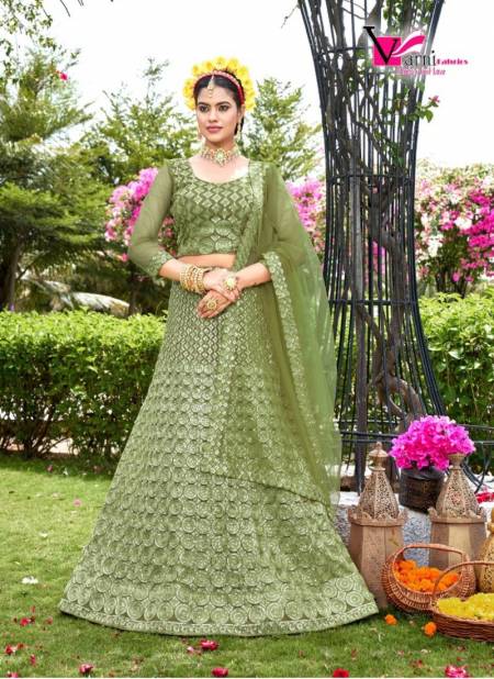 Green Colour Zeeya Suhani By Varni Party Wear Lehenga Choli Catalog 17004