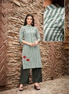 Green Chahat Plazzo Kurti 1215