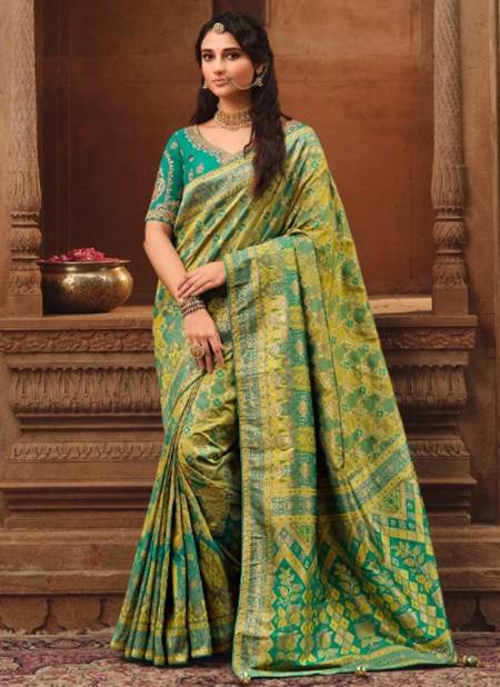Green Rutba Vol 7 Wedding Wear Wholesale Silk Sarees  13456
