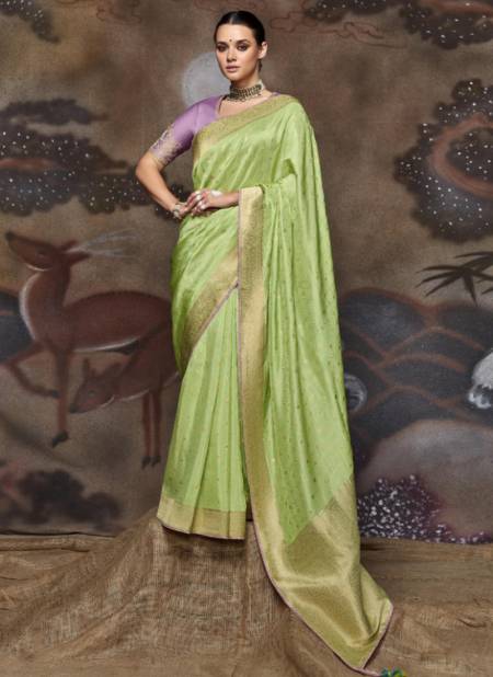 Green Sindhuri Morni Festive Wear Wholesale Silk Sarees 168