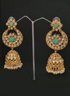 Green Traditional Wear Designer 150 To 161 Earrings Catalog 154