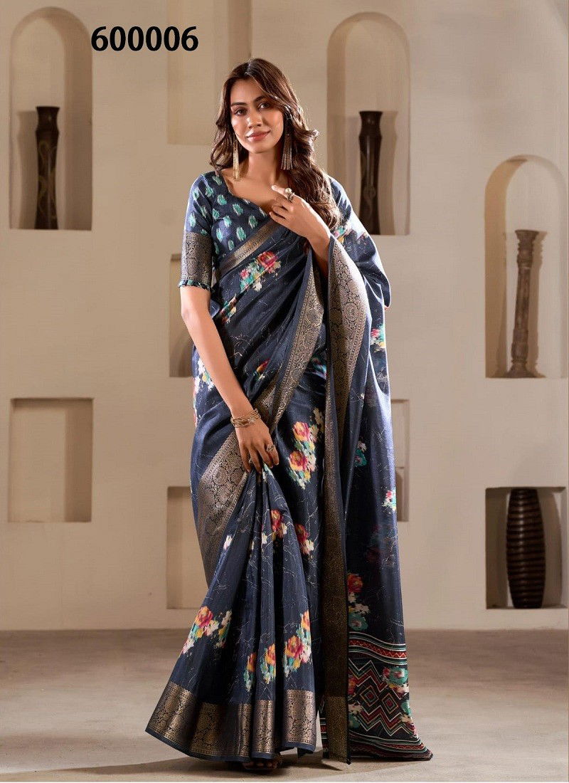 Grey Colour Litchi By Rajpath Soft Dola Silk Saree Wholesalers In Delhi 600006