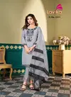 Grey Mubarak Vol 3 By Lavika Velvet Embroidery Kurti Bottom With Dupatta Catalog 1011