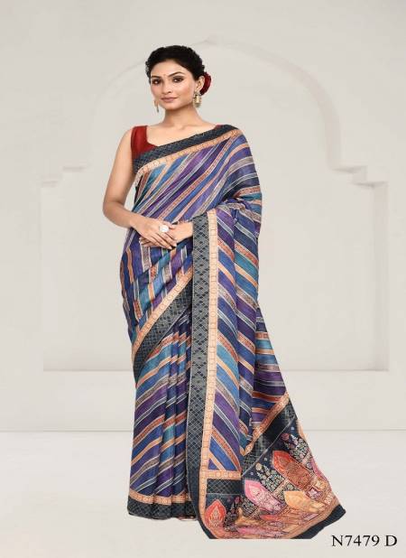 Grey Multi Colour Narayani Silk By Mahotsav Daily Wear Saree Orders In India N7479D