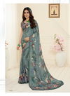 Grey Subhash Saree Kiara Designer Printed Work Georgette Regular Wear and office Wear Saree 1068