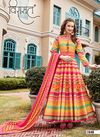 Multi Designer Handwork with Traditional Patola Print Wedding Salwar Suit 1048
