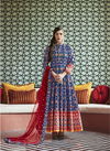 Blue Heavy Pure Killer Silk Party Wear Designer Salwar Suit 1037