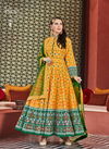 Yellow Virasat 9 Desgner Heavy Pure Killer Silk Party Wear Golden Salwar Suit 1042
