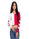 Ind 027 Western Wear Wholesale Ladies Top Red 1
