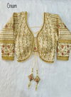 Karishma Exclusive Wholesale Designer Blouse 4 Cream