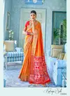 Golden Wedding RajTex Katriya Silk Pure Silk Weaving Work Designer and Party Wear Saree 13004
