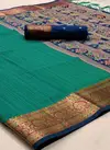 Green Katriya Silk Traditional Look Pure Silk Weaving Saree 13001-1