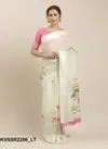 Green Designer Kessi Pooja Party wear Cotton Linen Saree 2206