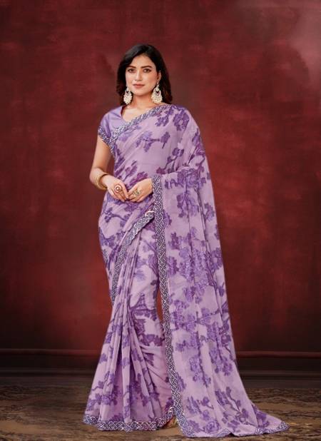 Lavendar Colour Norita 43100 Hasti By Mahotsav Occasion Wear Designer Saree Exporters In India 43538