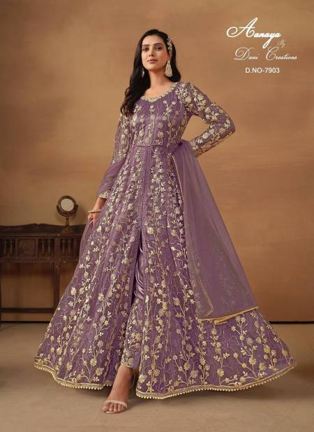 Pure Lawn Cotton Unstitched Women Suit Dress Material Purple – Stilento