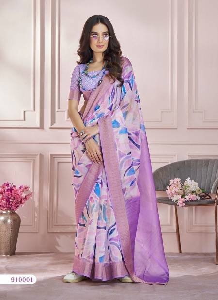 Lavender Colour Bliss Style By Rajpath Modal Silk Printed Saree Wholesale Price In Surat 910001