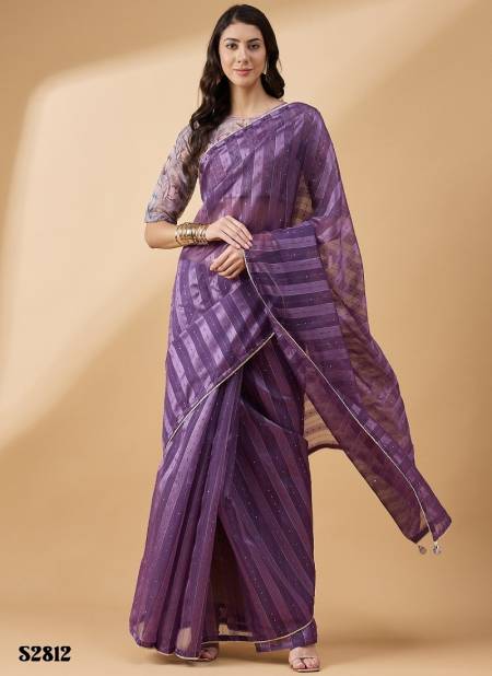 Lavender Colour Dharavi By Mahotsav Designer Saree Wholesale Clothing Suppliers In India S2812