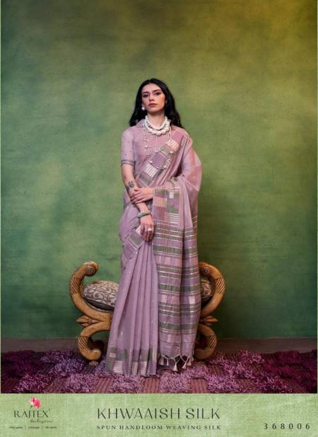 Lavender Colour Khwaaish Silk By Rajtex Mal Spun Cotton Printed Saree Suppliers In Surat 368006