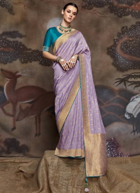 Lavender Colour Sindhuri Morni Festive Wear Wholesale Silk Sarees 167