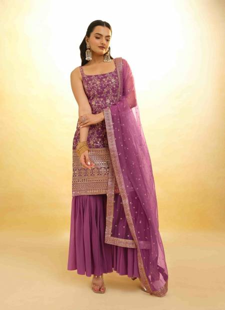 Lavender Colour Summer Collection 4 By Arya Designs Redymade Suit Wholesalers In Delhi TF-294