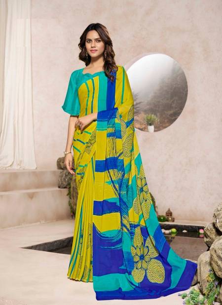 Lemon Colour Avantika Silk Vol 2 By Ruchi Daily Wear Saree Catalog 22004 A