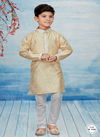 Lemon Colour Kids Kurta Pajama And Indo Western Catalog K 729
