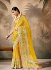 Lemon Colour Rasm By Kimora Munga Silk Weddding Wear Saree Suppliers In India SA 304