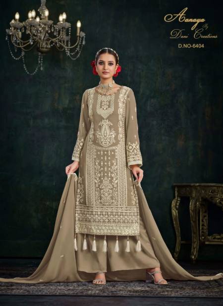 Light Brown Colour Aanaya Vol 164 By Twisha Designer Salwar Suit Catalog 6404 Catalog