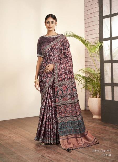 Light Brown Colour Norita 43500 Nirvi By Mahotsav New Festive Wear Designer Saree Wholesale Market In Surat 43508