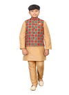 Peach Colour Kids Koti 2 Festive Wear Wholesale Modi Jacket Kids Wear Catalog 116