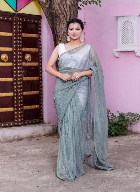 Light Gray Colour Aaradhna Vol 9 By Aayaa Readymade Saree Catalog 9005
