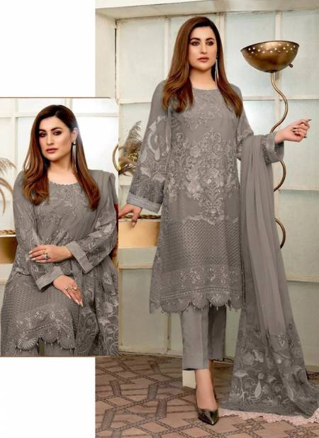 Light Gray Colour R 553 NX Ethnic Wear Wholesale Pakistani Suits 553 F