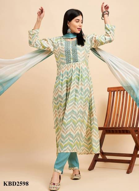 Light Green Colour Aminah By Mahotsav Festive wear Kurti Bottom With Dupatta Catalog 2598