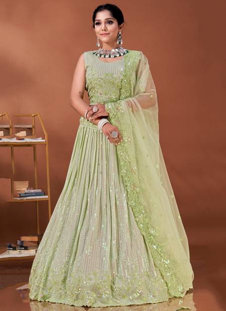 Light Green Colour Amoha C 1950 Colours Designer Wholesale Party Wear Lehenga Choli C 1950 A