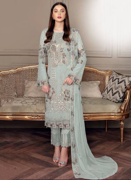 Gray Colour DS 161 Colours Ethnic Wear Wholesale Pakistani Salwar Suit Catalog 161 C