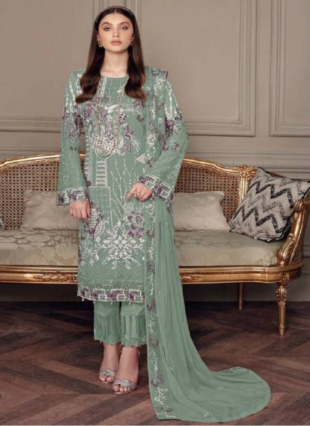 Light Green Colour KF 134 Colors Pakistani Salwar Suit Catalog 134 A