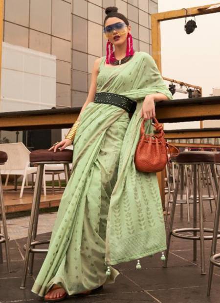 Light Green Colour Karol Silk Party Wear Wholesale Designer Sarees 5005