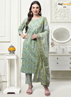 Light Green Colour Kaveri By Rajnandini Designer Salwar Suit Catalog 815
