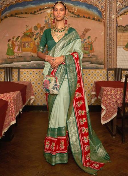 Light Green Colour Priyam Patola Designer Wholesale Silk Sarees 468 G
